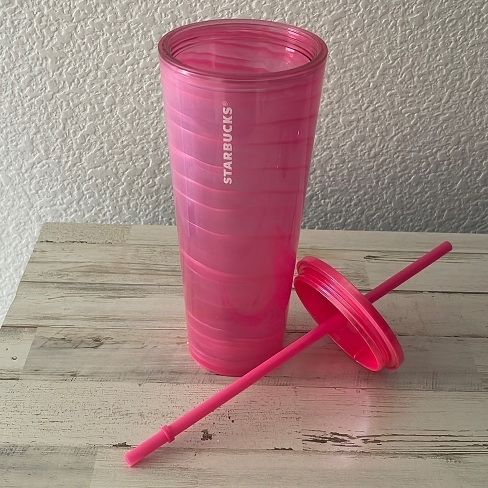 Starbucks Bubble Gum Marble Venti 24oz Cold Cup Tumbler.